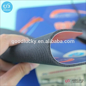 2017 wholesale mouse pad custom printed logo rubber mouse pad