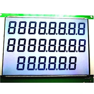 22 digits fuel dispenser transparent lcd display
