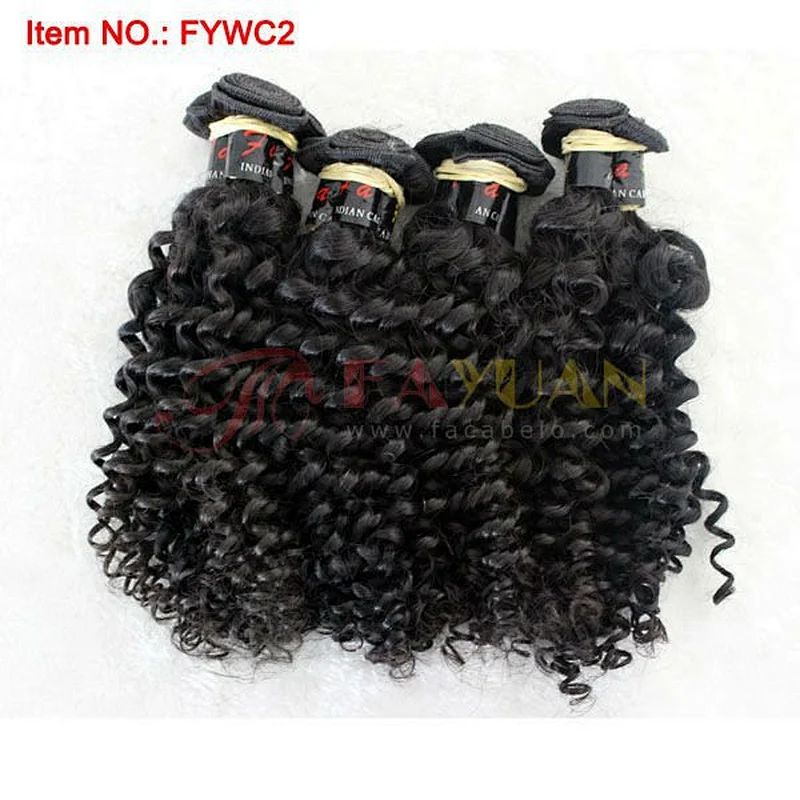 New arrival natural indian hair kinky curl raw virgin indian hair weave wholesale