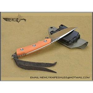 Survival Tool Tracker Knife G10 Handle Combat Fixed Blade Knife