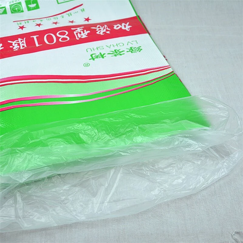 Color printing woven bag lining bag for industrial use for glue, building glue valve bag