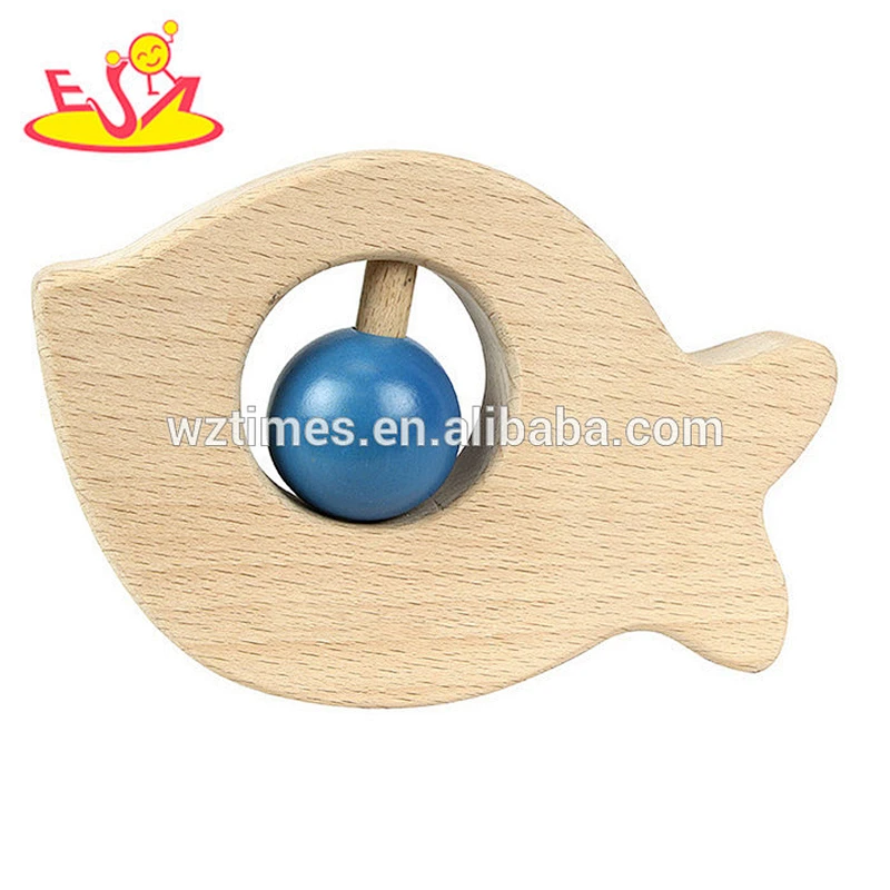 2018 cheap wooden baby rattle hottest wooden baby rattle W08K023