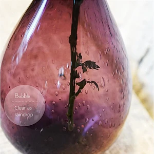 New Style Handblown Bubble Glass Vase for home decoration/Tabletop Vase