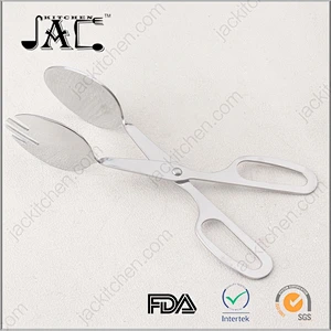Good Quality Stainless Steel Grade Metal Food Tong for Salad