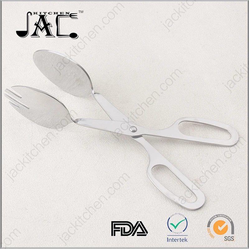 Good Quality Stainless Steel Grade Metal Food Tong for Salad