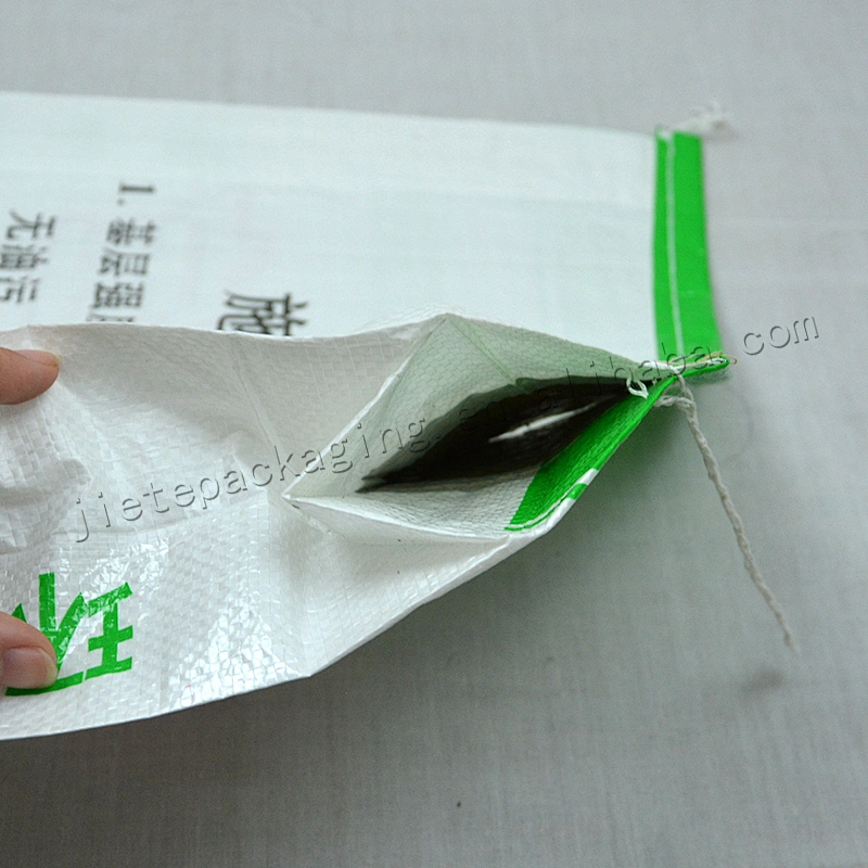 25kg white plastic dry mortar packaging sack pp woven cement bag