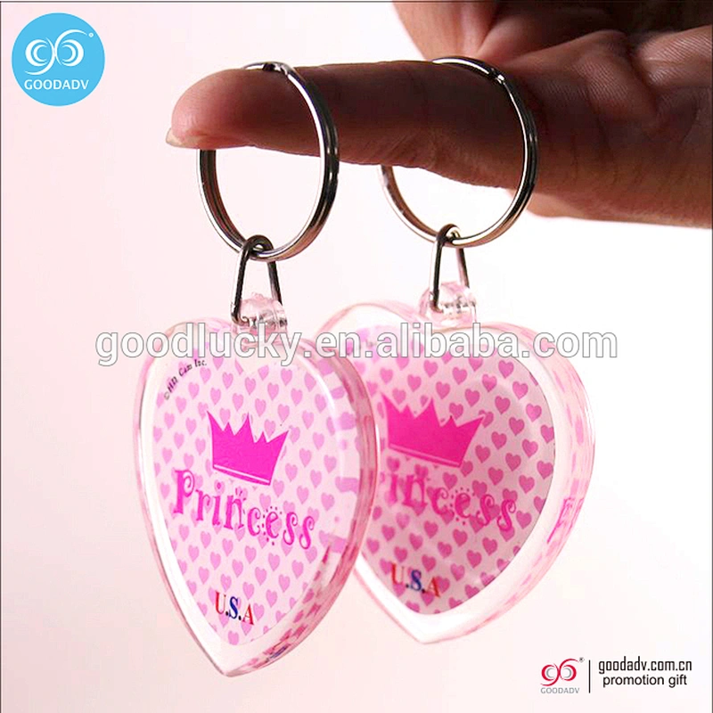 clear acrylic photo keychain/ blank acrylic keychain/custom acrylic keychain