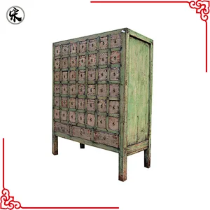 antique chinese handmade medicine cabinet, furniture for stores use