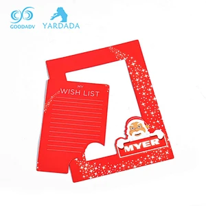 Printed customized paper fridge magnet/magnetic photo frame