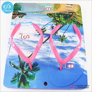 Summer beach slippers promotional products soft sole plastic flip flops