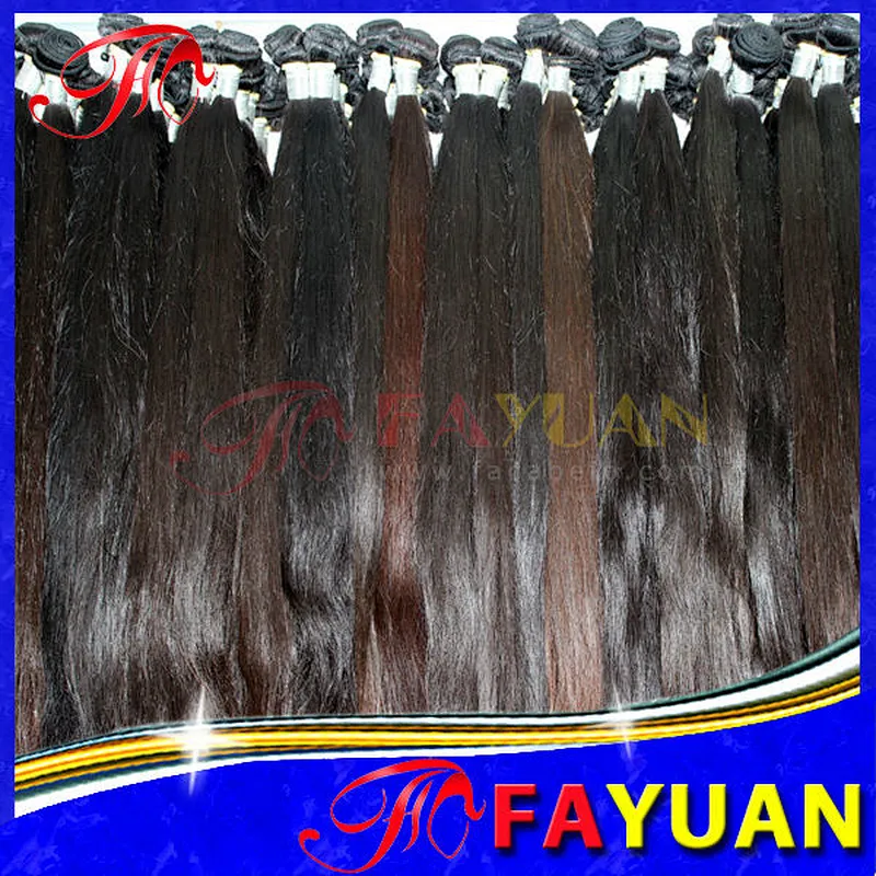 natural stright Brazilian Hair Weave