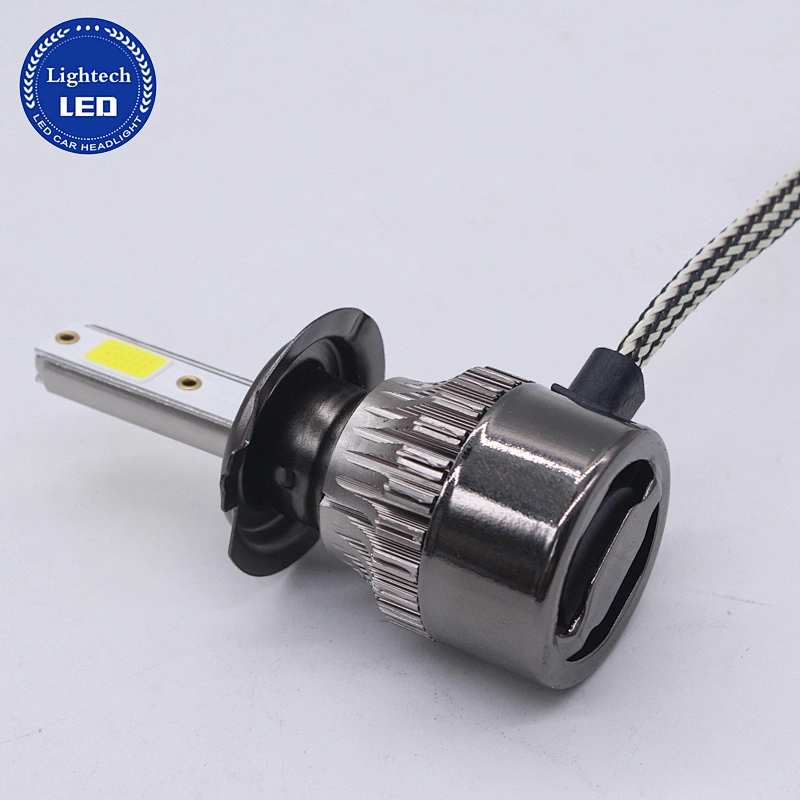 Lightech k3 COB Led Car Bulb H1 H3 H7 H8 H9 H11 H13 Led Headlight With Fan