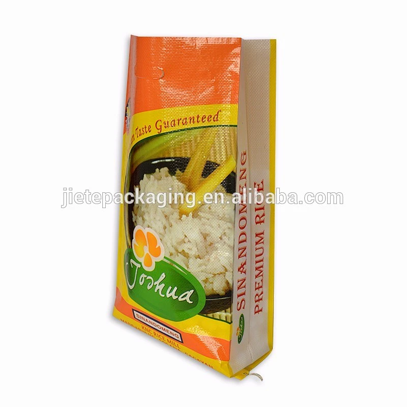 China color printing pp woven bag of rice 100kg 50kg 25kg 5kg