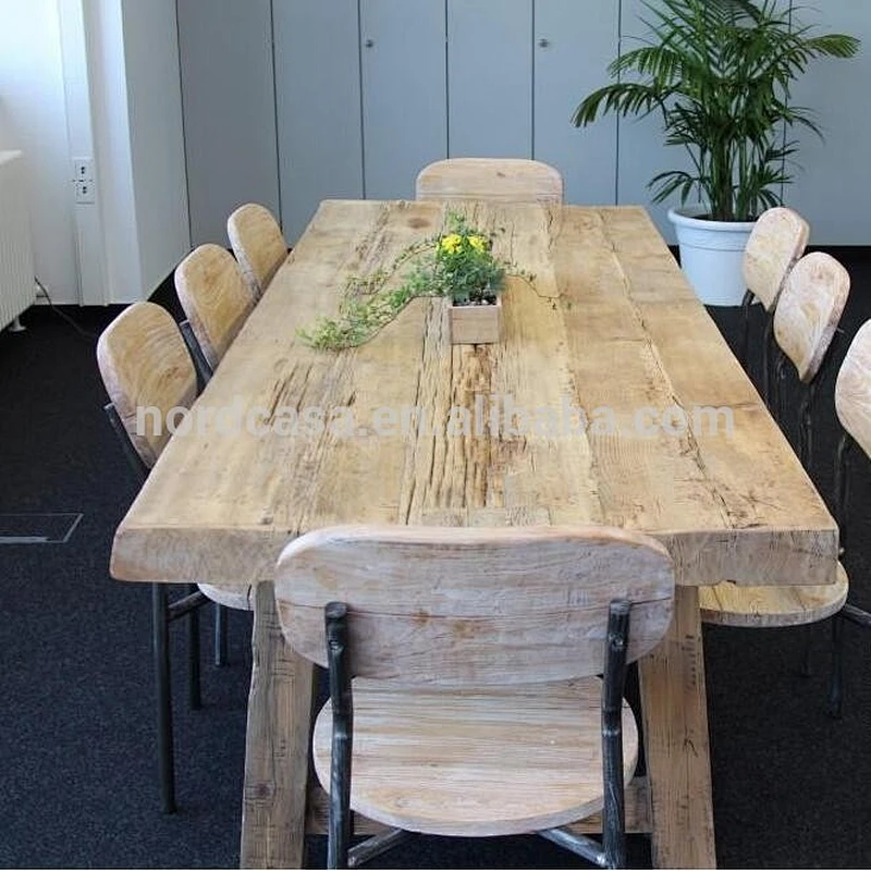 asian antique reclaimed wood slab tables