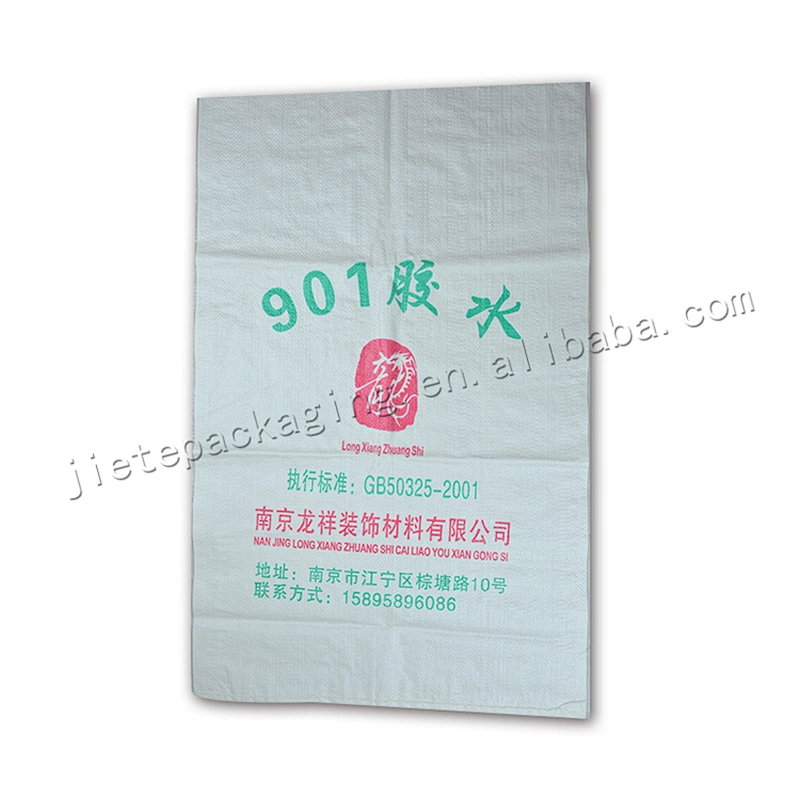 25kg 50kg Plastic ordinary bopp laminated pp woven10kg white paper cement bag