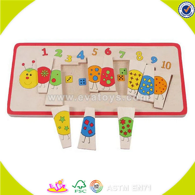 wholesale hot sale child wooden diy puzzle toy interesting baby wooden diy puzzle toy lovely wooden diy puzzle toy W14L022