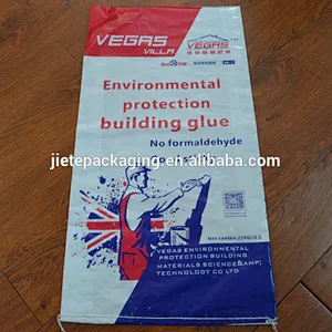 Industrial use strong woven PP bag/sacks for inner wall putty,casting cement bag