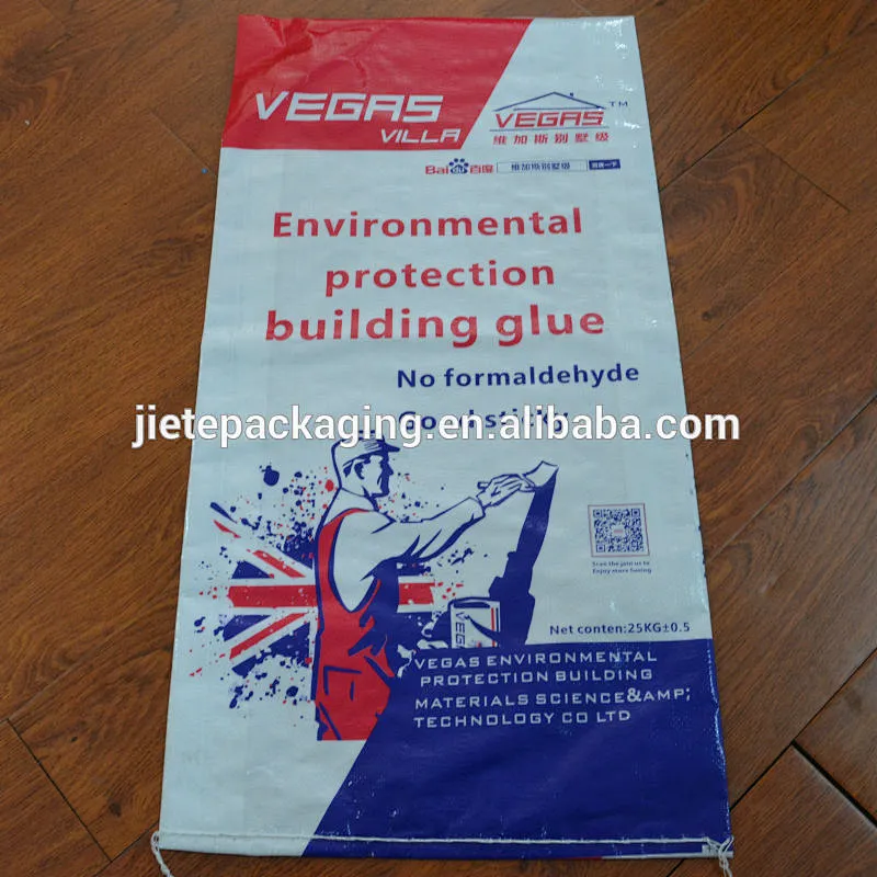 Industrial use strong woven PP bag/sacks for inner wall putty,casting cement bag