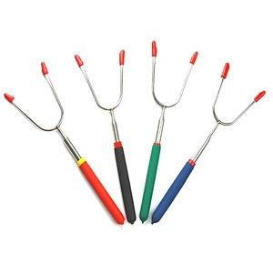 Adjustable Telescopic BBQ Marshmallow Roasting Fork