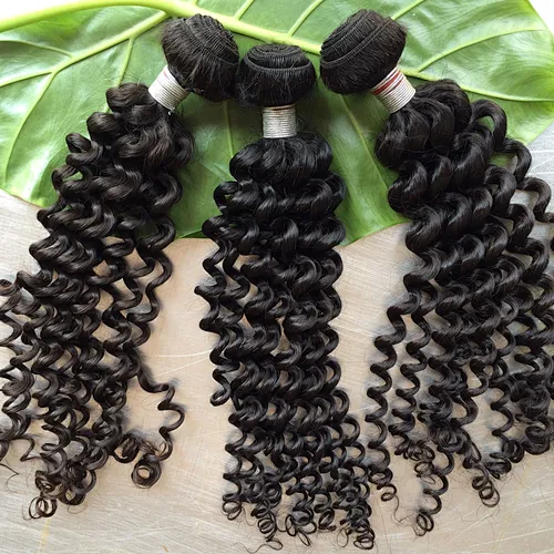 No Shedding No Tangle grade 10a virgin hair extension bundles latest curly hair weaves in kenya