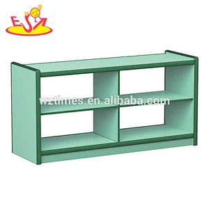 Wholesale nursery school small wooden book cabinet high quality home wooden book cabinet for sale W08C191