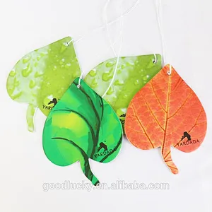 custom desgin hanging perfume paper car air freshener
