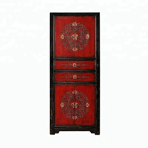 wholesale chinese antique reproduction painted lacquer bedroom furniture