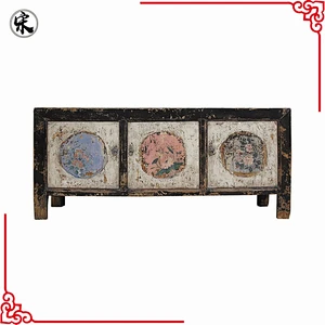 recycle wood dry painting chinese antique furniture
