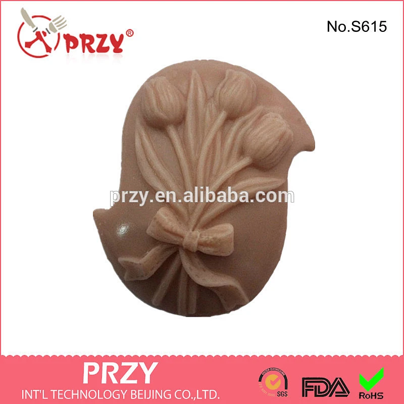 S615 PRZY High quality 2015 new decorative rose soap molds