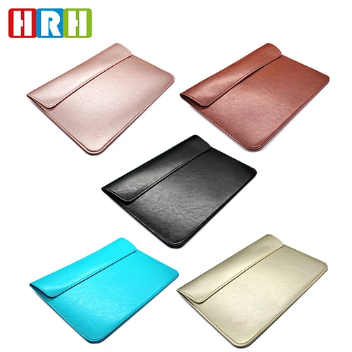 soft PU leather case universal portable Protective laptop bag pouch for Macbook Air/Pro for macbook laptop sleeve case leather