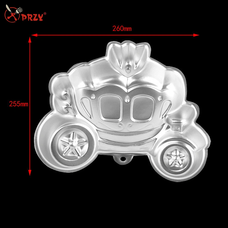 PR456 Princess car Vintage Aluminum Cake Pan Vintage Birthday Cake MoldAluminum Cake Pan Jelly Mould