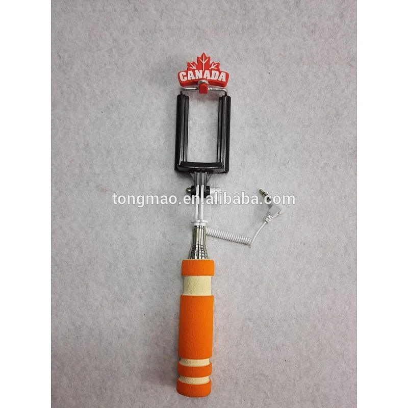 Good quality lovely factory's competitive price cable selfie stick monopod