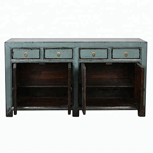chinese antique vintage distressed lobby cabinet sideboard furniture