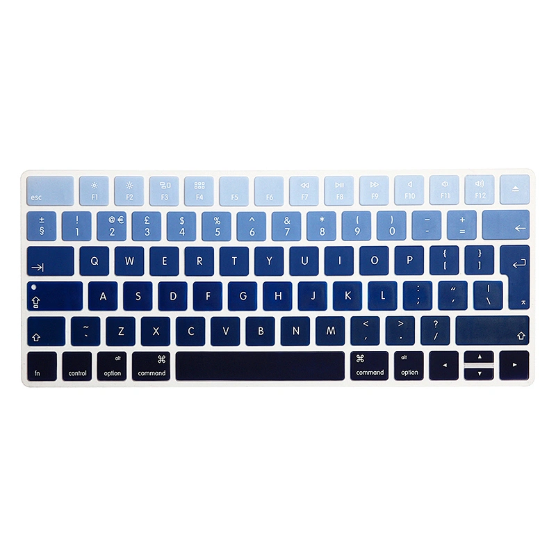 EU Version English Letter Colors Silicone Rainbow Keyboard Stickers Skin keyboard skins Cover For magic keyboard protector