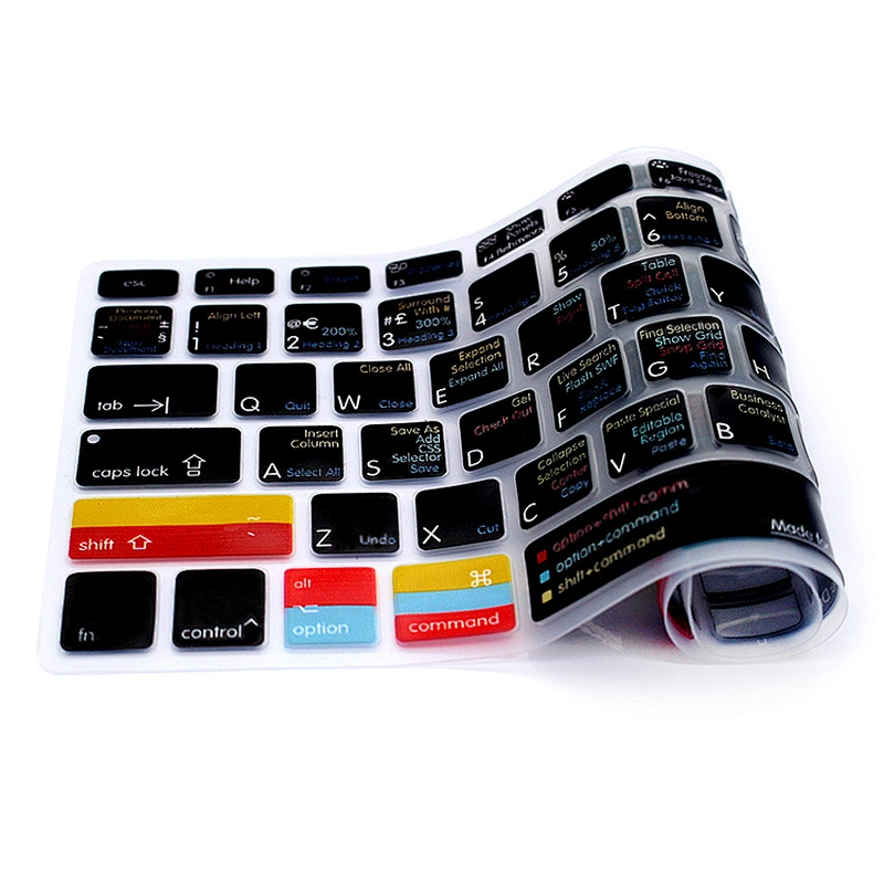 Hot Selling Dreamweaver Shortcuts Laptop Skin custom computer dust cover For Mac mac book pro laptop computer