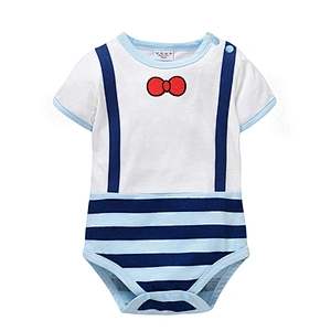 Fashion Wholesale Professional Custom Organic cotton Plain Baby Romper