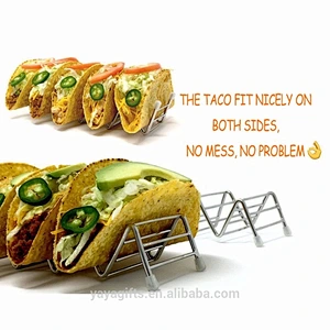 Taco Holders: 4/5 Stack Stainless Steel Taco Stand Holders