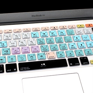 Amazon Hot Selling Avid Pro Tools Silicone Keyboard Custom Russian Laptop Keyboard Skins For mac book pro laptop computer