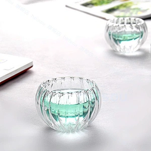 Guangzhou manufacturer best selling products shape small tea glass cup for tea ware