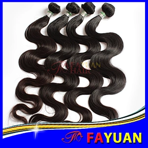 Virgin Malaysian body wave hair from Fayuan human hair