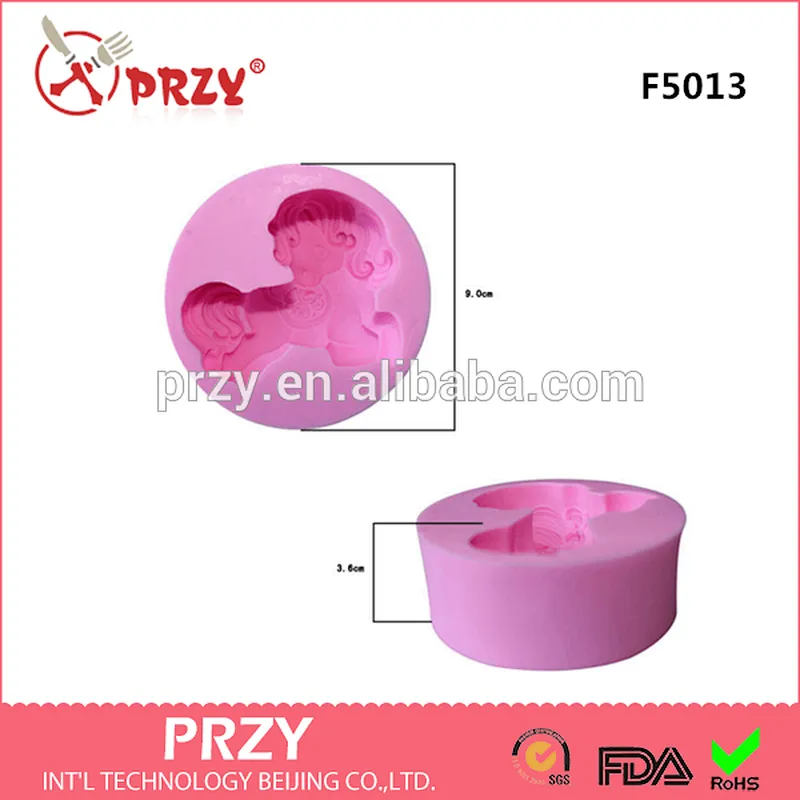 3DThe little pony fondant silicone mold/silicone sweet molds