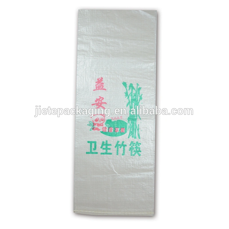 sugar, chopsticks in 100kg 50kg pp woven bag