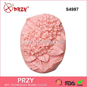 Hydrangeas 3d handmade silicone molds soap molds DIY silicone molds -S4997
