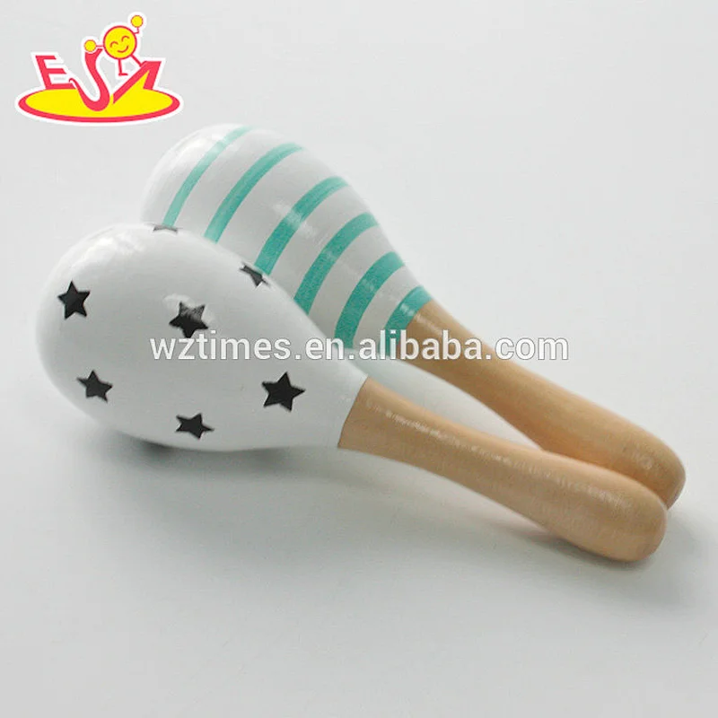Wholesale best quality musical early learning wooden sand ball toy W07I128