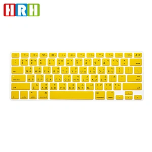 ODM Taiwanese Silicone Laptop Keyboard Skins custom keyboard cover for Macbook Air 11 Keyboard Protector English Version