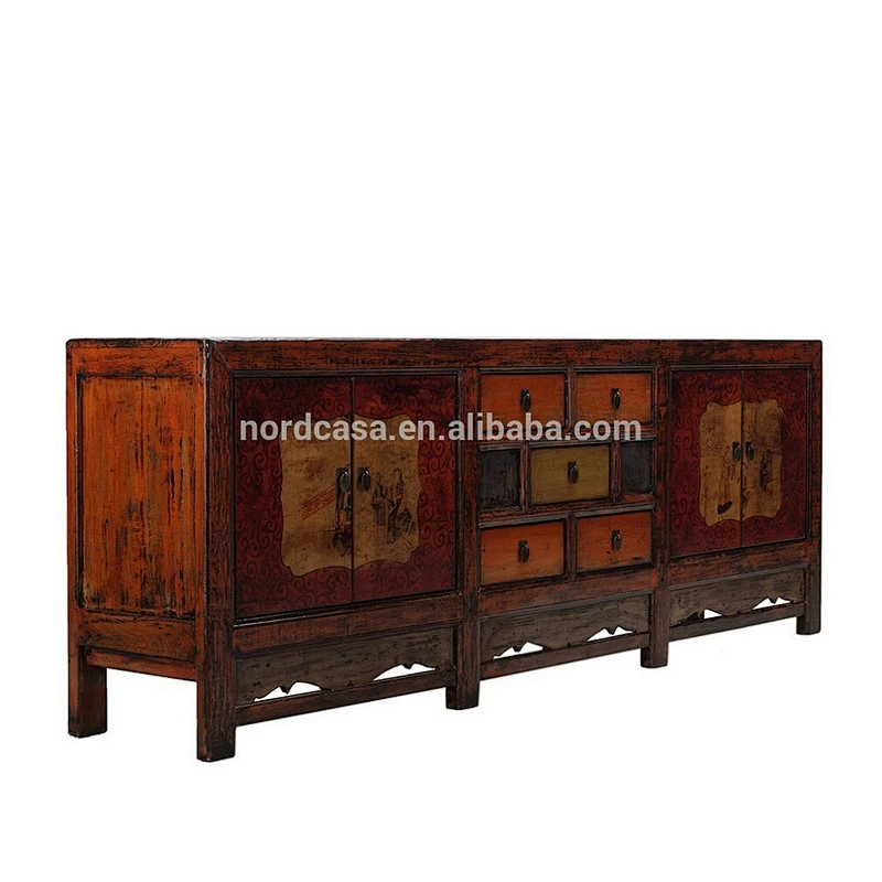 Chinese hand painted Cabinet
