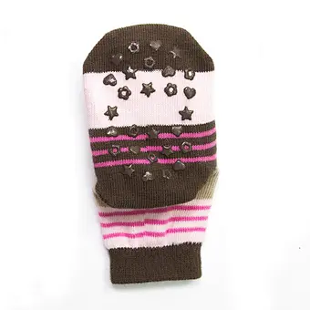 Autumn Winter wholesale kids manufacturers Newborn non slip floor lovely cartoon cat bear coral velvet Baby shoe Socks