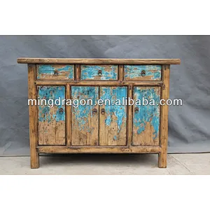 Chinese Antique Recycled Shanxi Old Pine Sideboard