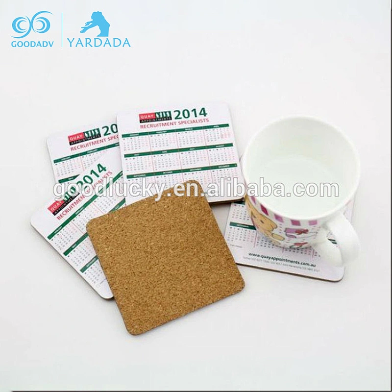 Custom printed wooden bar cup pad beer drinks coasters