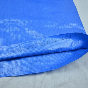 Cheap construction use green plastic pp woven bag for sand, cement,industrial refuse